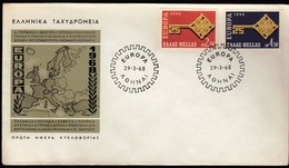 Greece 1968 / Europa CEPT / FDC / Key - 1968