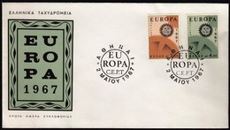 Greece Athens 1967 / Europa CEPT / FDC - 1967