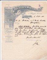 Blagden, Waugh & Co, Chemicals, London, Letter 1911 To  Herkules, Menziken (Switzerland) - Royaume-Uni