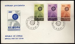 Cyprus 1967 / Europa CEPT / FDC - 1967