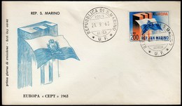 San Marino 1963 / Europa CEPT / FDC - 1963