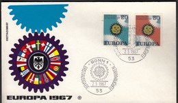 Germany Bonn 1967 / Europa CEPT / FDC - 1967