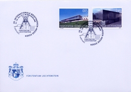 2010 , LIECHTENSTEIN , 20 INT. BRIEFMARKEN - MESSE ESSEN , FR. ARQUITECTURA - Cartas & Documentos