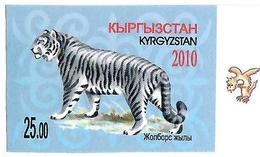 Kyrgyzstan .2010 Year Of Tiger. Imperf 1v: 25.oo  608 B - Kirgisistan
