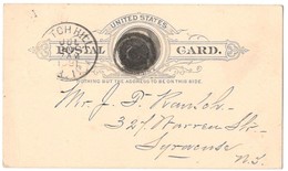 1891 - Postal Card USA - Watch Hill - Syracuse Rare - Other & Unclassified