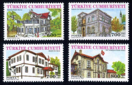 TURKEY 2004 (**) - Mi. 3406-09, ATATÜRK Houses (2nd/2 Issue) - Neufs