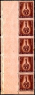 ERRORS, FREAKS & ODDITIES- INDIA- 2p-BIDRIWARE POT- DEFINITIVE- ALBINO-BLOCK OF10-PARTIALLY IMPERF-MNH-RARE-SM-96 - Errors, Freaks & Oddities (EFO)