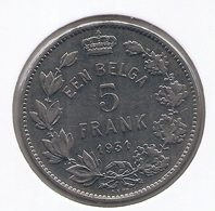 ALBERT I * 5 Frank / 1 Belga 1931 Vlaams Pos.A * Nr 4593 - 5 Francs & 1 Belga