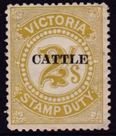 Australia Stamp Duty Cattle 2/- Mint Full Gum - Fiscali