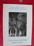 L'ancienne Abbatiale Saint-Serge. Angers. Monuments Historiques. Jacques Mallet. Vers 1980 - Pays De Loire