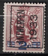 Preo 257A 2c/3c Antwerpen 1933 - Typos 1929-37 (Heraldischer Löwe)