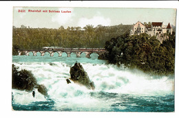 CPA - Carte Postale -Suisse - Rheinfall Mit Schloss Laufen  VM1060 - Laufen-Uhwiesen 