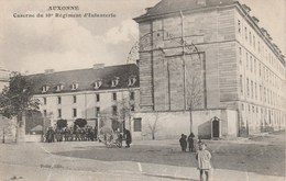 AUXONNE   21  COTE D'OR  CPA  CASERNE DU 10è REGIMENT D'INFANTERIE - Auxonne