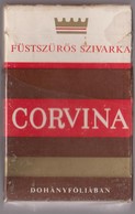 CORVINA-Hungarian  Empty Cigarettes Carton Box Around 1970 - Estuches Para Cigarrillos (vacios)