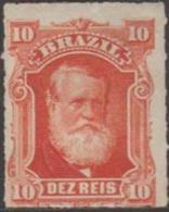 BRAZIL - 1878 10r Dom Pedro. Scott 68. Mint * - Neufs