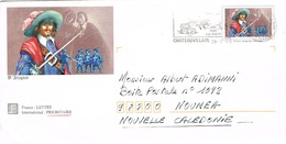 France Entier Postal Stationery Pret A Poster PAP Enveloppe D'artagnan Alexandre Dumas 3 Mousquetaire Cad Chateauvillain - Prêts-à-poster:  Autres (1995-...)