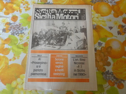 SICILIA MOTORI SETTIMANALE DI SPORT ED ATTUALITA' MOTORISTICA REGIONALE - ANNO VI- N° 01 - 04 MARZO  1987 - Engines