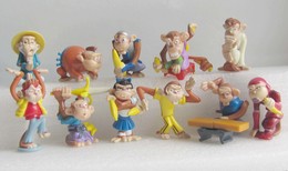 Kinder 2007 : Série Complète : Les Singes Karaté (11 Figurines) - Cartoni Animati