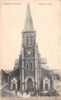 VILLE SUR TOURBE - L'Eglise En 1914 - Ville-sur-Tourbe