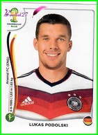 Foot Panini FIFA World Cup Brasil 2014 " Lukas PODOLSKI " Allemagne N°504 - Other & Unclassified