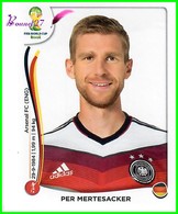Foot Panini FIFA World Cup Brasil 2014 " Per MERTESACKER " Allemagne N°492 - Other & Unclassified