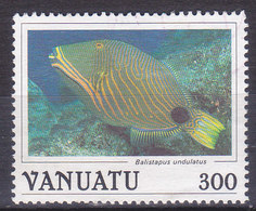 Vanuatu Poisson Balistapus Undulatus N°782 Oblitéré - Vanuatu (1980-...)