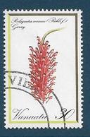 Timbre Oblitéré Vanuatu, N°649 Yt, Orchidée, Fleur, Bobiquetia Mimus, 1982 - Vanuatu (1980-...)