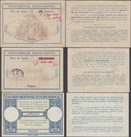 France, 3 Coupons Réponse International Et Franco-colonial. Rares, Voir Scans - Coupons-réponse