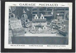 CPA Publicitaire Réclame Non Circulé Yenne Savoie Garage Michaud Voiture Automobile - Yenne