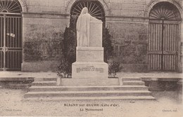 BLIGNY SUR OUCHE -   21  COTE D'OR  CPA  SEPIA LE MONUMENT - Andere & Zonder Classificatie