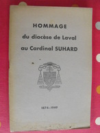 Hommage Du Diocèse De Laval Au Cardinal Suhard 1874-1949. 1953. Mayenne Brain Sur Les Marches Thésé - Pays De Loire