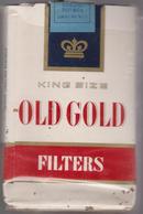 OLD GOLD- American  Empty Cigarettes Paper Box Around 1970 - Estuches Para Cigarrillos (vacios)