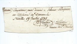 Nivelles Document De 1835 ( 5e Prix Décerné à Firma Lurquin Au Catéchisme ) - Nivelles