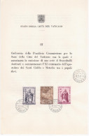 Vatican Vaticane Vaticano 1963 First Day Sheet - Booklets