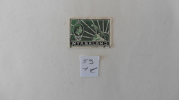 Rhodésie (...-1980) > Nyassaland  : :timbre N° 59 Oblitéré - Nyassaland (1907-1953)
