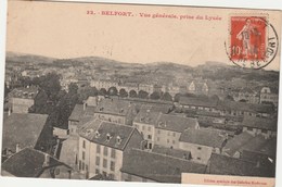 BELFORT  90  TERRITOIRE DE BELFORT  CPA  VUE GENERALE PRISE DU LYCEE - Belfort - Ciudad