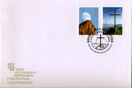 2009 , LIECHTENSTEIN , RHYBRA 2012 - ALTSTÄTTEN , MONTAÑAS , PICOS , CUMBRES - Cartas & Documentos
