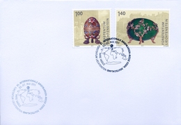 2011 , LIECHTENSTEIN , INT. BRIEFMARKEN - MESSE , ESSEN , ARTE , FABERGÉ - Lettres & Documents