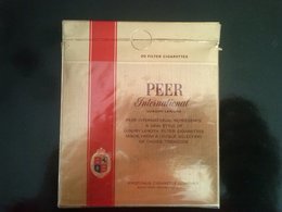 PEER INTERNATIONAL - Empty Cigarettes Carton Box - Around (environ) 1970 - Empty Cigarettes Boxes