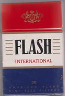 FLASH - Empty American Cigarettes Carton Box - Around (environ)   1970 - Zigarettenetuis (leer)