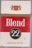 BLEND - Empty American Cigarettes Carton Box - Around (environ) 1970 - Etuis à Cigarettes Vides