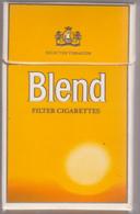 BLEND- Empty  Cigarettes Carton Box (manufacturated In Danmark)- Around (environ) 70 - Empty Cigarettes Boxes