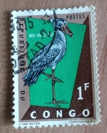 Bec En Sabot (Oiseau/Animaux) - République Du Congo - 1963 - YT 485 - Gebraucht