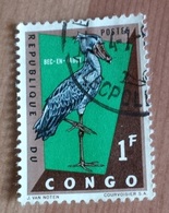 Bec En Sabot (Oiseau/Animaux) - République Du Congo - 1963 - YT 485 - Oblitérés