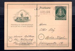9894 Deutschland Germany West-Berlin OrtsPK Berlin P24 ET 10.7.51 - Kein Sonderstempel - - Postcards - Used