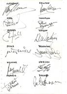 English Footbal Team, 21 Orginal Autographs, SHILTON, KEEGAN  And Others - Autógrafos