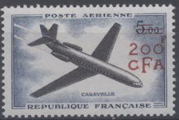 France, Réunion : Poste Aérienne N° 59 X Neuf Avec Trace De Charnière Année 1961 - Luftpost