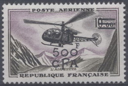 France, Réunion : Poste Aérienne N° 60 Xx Neuf Sans Trace De Charnière Année 1961 - Luftpost
