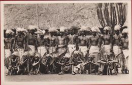 Originele Fotokaart RUANDA DANSEURS BAUTU ZAGOURSKI Belgisch Congo Belge Afrique Etnique Etnic Africa Dancers Rwanda 98 - Congo Belge - Autres