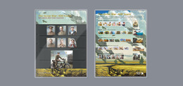 JERSEY 2018   GREAT WAR  WWI   Special Folder With All Stamps And M/s  2014-2018    Postfris/mnh/neuf - Neufs